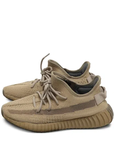 Pre-owned Adidas Originals 350 V2 Knit Boost Sneakers In Neutral