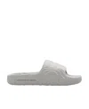 Adidas Originals 3d Detailed Slippers In Gray