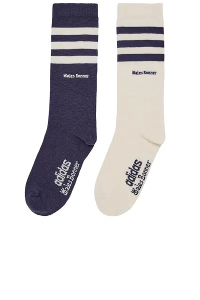 Adidas Originals 3s Socks In Blue