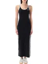 Adidas Originals Black Adicolor 3-stripes Tank Maxi Dress