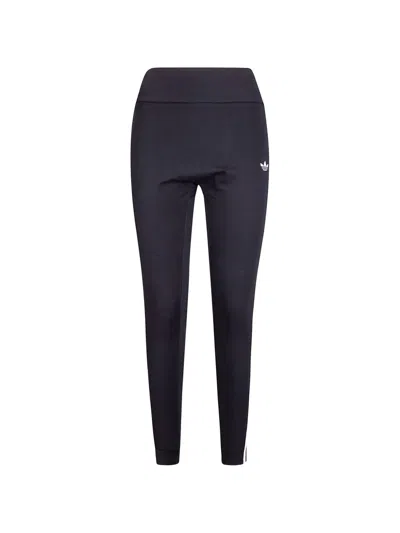 Adidas Originals 3-stripes Leggings In Burgundy