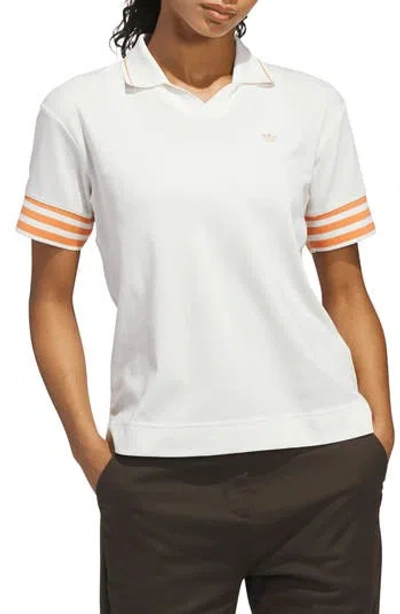 Adidas Originals 3-stripes Polo In White