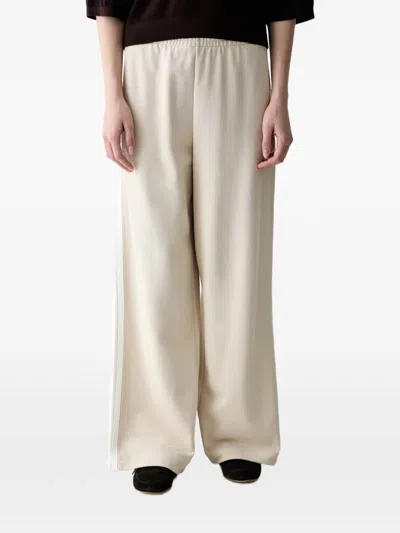 Adidas Originals 3-stripes Track Pants In Neutral