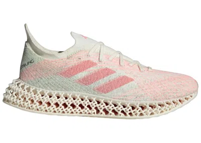 Pre-owned Adidas Originals 4dfwd Strung (women's) Sneakers In Off White/pink Spark/linen Green