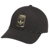 Adidas Originals 5 Paneled Limited Strapback In Black/gold Metallic