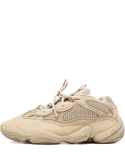 Pre-owned Adidas Originals 500 Suede Mesh Sneakers In Neutral