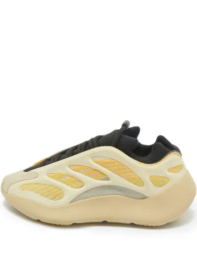 Pre-owned Adidas Originals 700 V3 Safflower Sneakers In Yellow