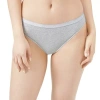 Adidas Originals Active Cotton Hi-leg Bikini- 4a0443 In Gray
