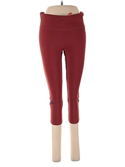 Pre-owned Adidas Originals Active Pants In Burgundy