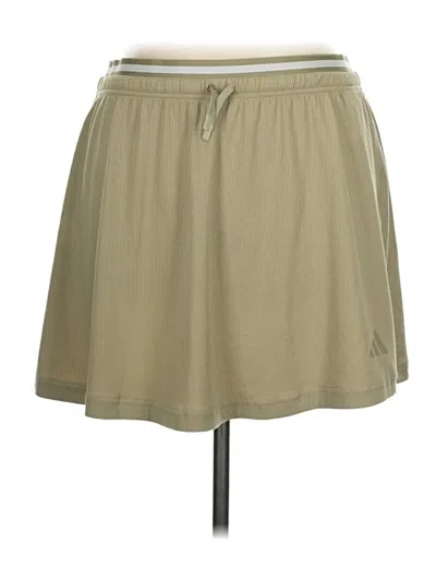 Pre-owned Adidas Originals Active Skirt In Tan