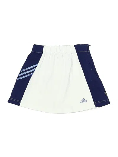 Pre-owned Adidas Originals Kids' Active Skirt In White