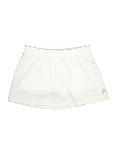 Pre-owned Adidas Originals Active Skort In Ivory