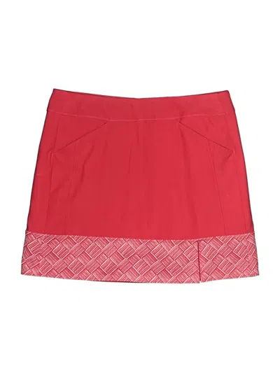 Pre-owned Adidas Originals Active Skort In Red