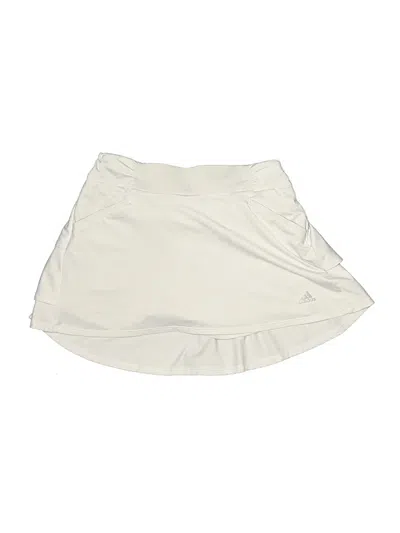 Pre-owned Adidas Originals Kids' Active Skort In White
