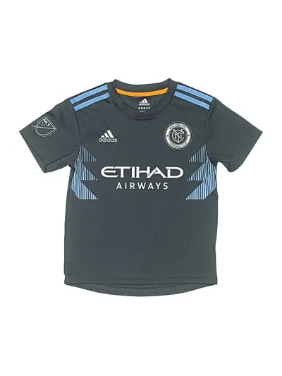 Pre-owned Adidas Originals Kids' Active T-shirt In Blue