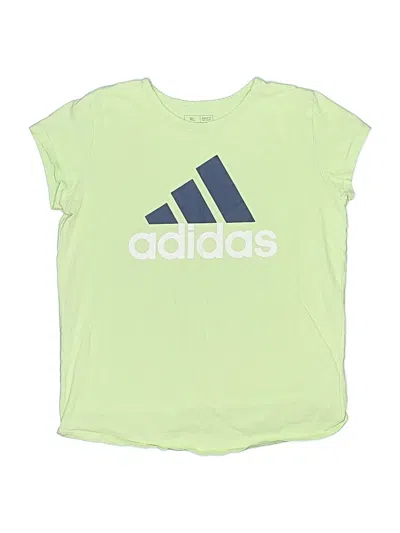 Pre-owned Adidas Originals Kids' Active T-shirt In Green