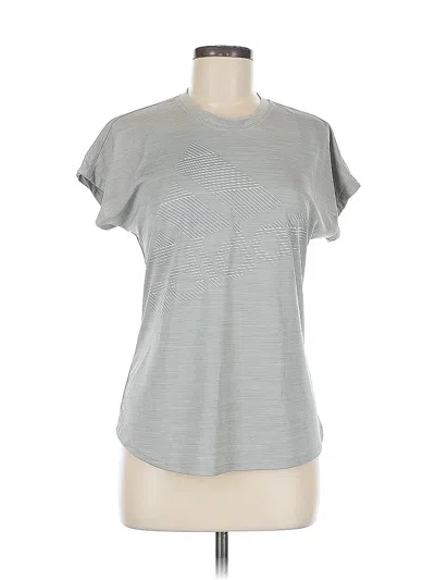 Pre-owned Adidas Originals Active T-shirt In Silver