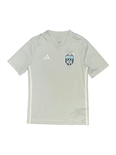 Pre-owned Adidas Originals Kids' Active T-shirt In Silver