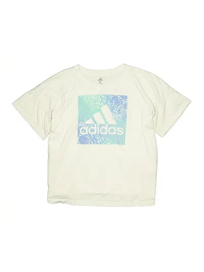 Pre-owned Adidas Originals Kids' Active T-shirt In White