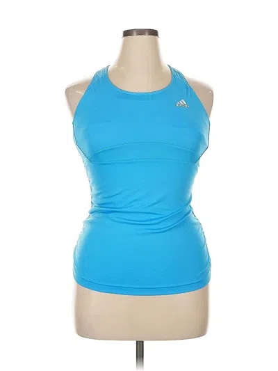 Pre-owned Adidas Originals Active Tank Top In Blue