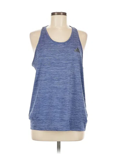 Pre-owned Adidas Originals Active Tank Top In Blue