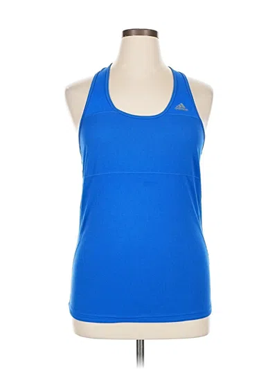 Pre-owned Adidas Originals Active Tank Top In Blue