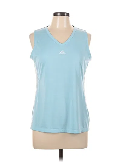 Pre-owned Adidas Originals Active Tank Top In Blue