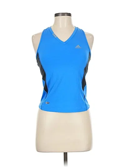 Pre-owned Adidas Originals Active Tank Top In Blue