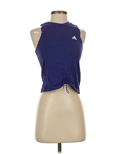 Pre-owned Adidas Originals Active Tank Top In Blue