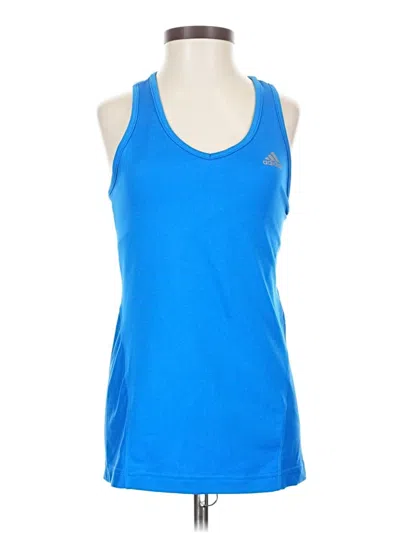 Pre-owned Adidas Originals Active Tank Top In Blue
