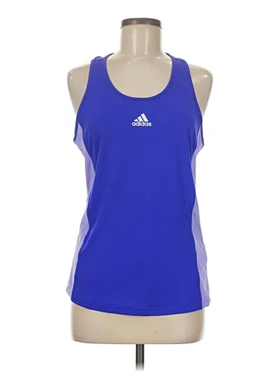Pre-owned Adidas Originals Active Tank Top In Blue