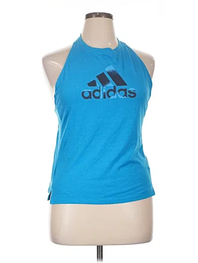 Pre-owned Adidas Originals Active Tank Top In Blue
