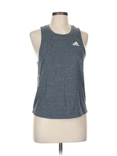 Pre-owned Adidas Originals Active Tank Top In Gray