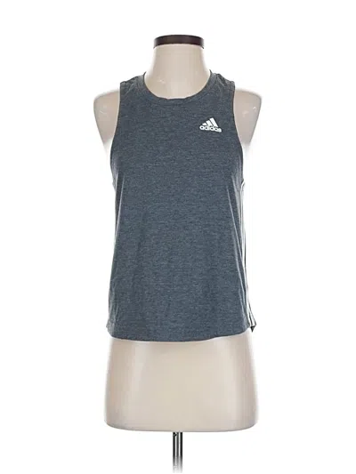 Pre-owned Adidas Originals Active Tank Top In Gray