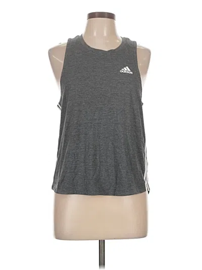 Pre-owned Adidas Originals Active Tank Top In Gray