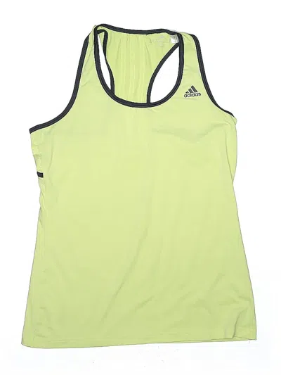 Pre-owned Adidas Originals Kids' Active Tank Top In Green