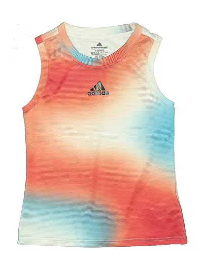 Pre-owned Adidas Originals Kids' Active Tank Top In Orange