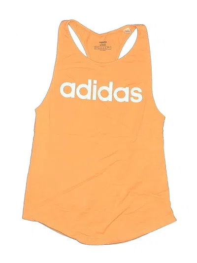 Pre-owned Adidas Originals Kids' Active Tank Top In Orange