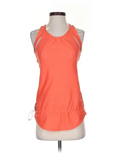 Pre-owned Adidas Originals Active Tank Top In Orange