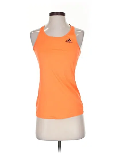 Pre-owned Adidas Originals Active Tank Top In Orange