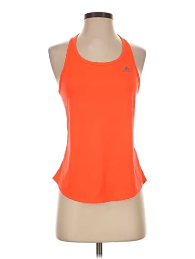 Pre-owned Adidas Originals Active Tank Top In Orange