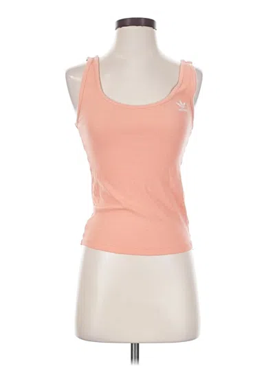 Pre-owned Adidas Originals Active Tank Top In Orange