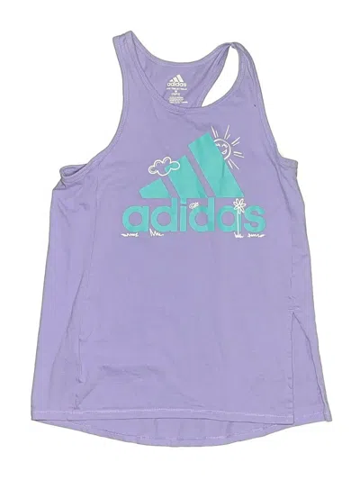 Pre-owned Adidas Originals Kids' Active Tank Top In Purple