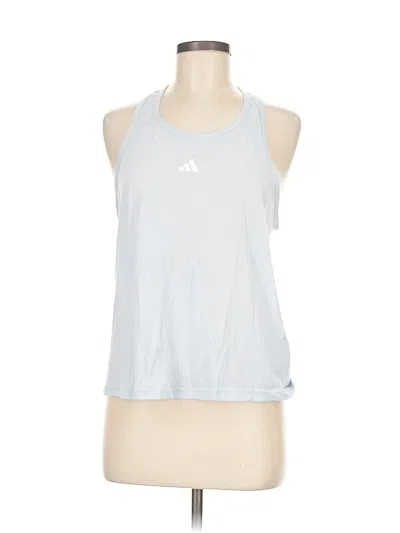 Pre-owned Adidas Originals Active Tank Top In Silver