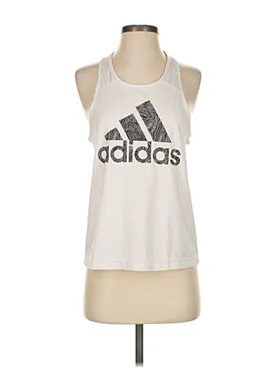 Pre-owned Adidas Originals Active Tank Top In Silver