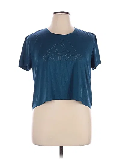 Pre-owned Adidas Originals Active T-shirt In Blue