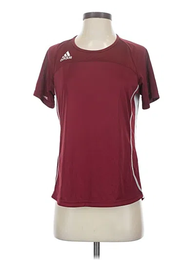 Pre-owned Adidas Originals Active T-shirt In Burgundy