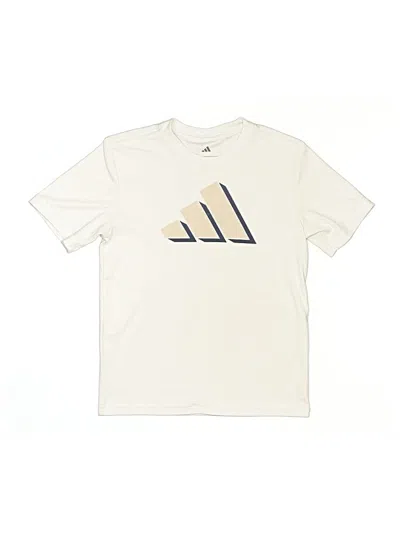 Pre-owned Adidas Originals Kids' Active T-shirt In Ivory