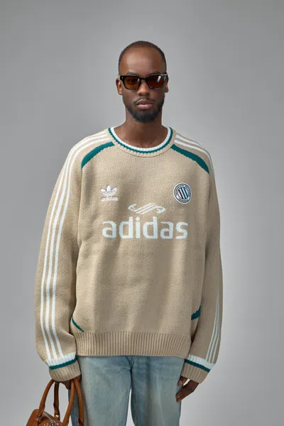 Adidas Originals Adicolor Blokecore Sweater In Neutral