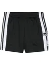 Adidas Originals Adibreak Logo-patch Shorts In Black